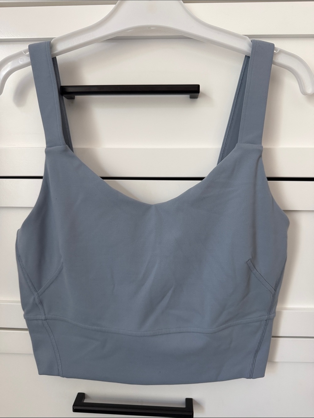 lululemon athletica Slate Blue Supportive Crop Tank